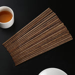 10 đôi đũa gỗ wenge tự nhiên chống trượt
