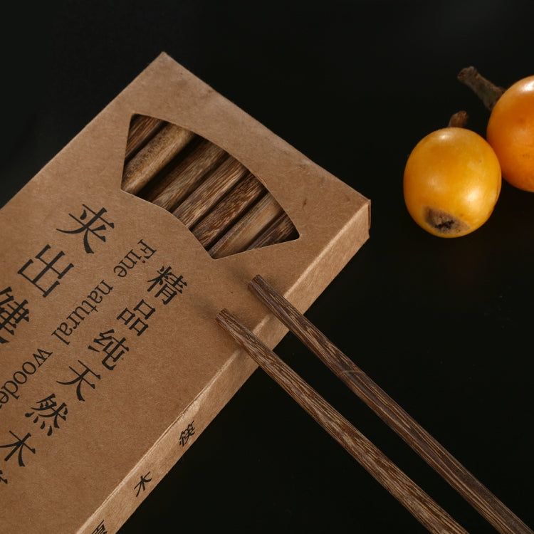 10 đôi đũa gỗ wenge tự nhiên chống trượt