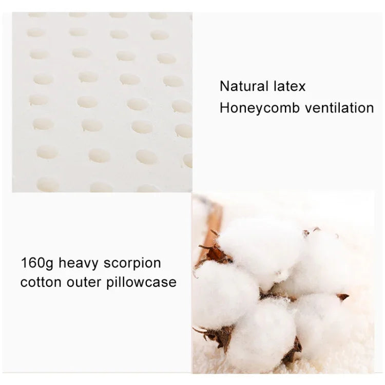 Gối cao su tự nhiên 8H Z2 Xiaomi Youpin chính hãng, mềm mại, thoáng khí, bảo vệ cột sống, mát-xa, kèm vỏ gối cotton