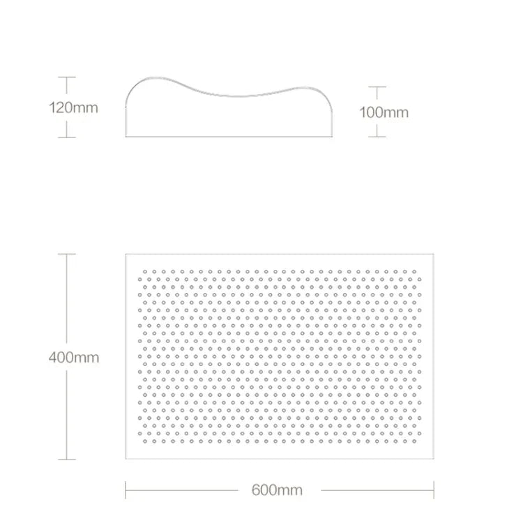 Gối cao su tự nhiên 8H Z2 Xiaomi Youpin chính hãng, mềm mại, thoáng khí, bảo vệ cột sống, mát-xa, kèm vỏ gối cotton