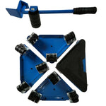Bộ 5 dụng cụ nâng đồ hình tam giác, Xe đẩy di chuyển đồ nặng trong nhà, Tiết kiệm sức lực