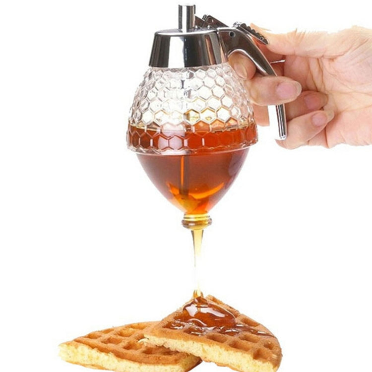 Bình đựng nước ép mật ong acrylic trong suốt, kích thước: 8.3*10.0*15cm, bình đựng nước ép