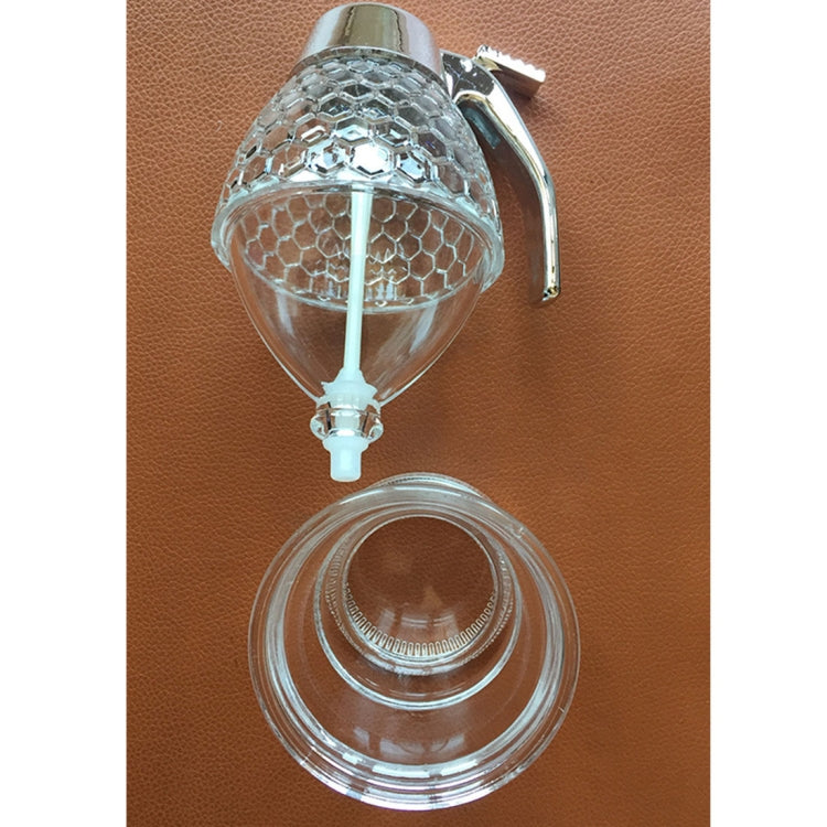Bình đựng nước ép mật ong acrylic trong suốt, kích thước: 8.3*10.0*15cm, bình đựng nước ép