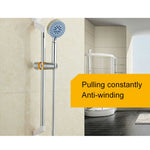 Ống vòi sen inox mềm dẻo 1.5m, đầu nối lõi đồng chống nổ, 1.5m (đầu nối lõi đồng)