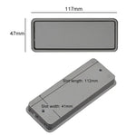 Tay nắm tủ đơn giản khe rãnh, tay nắm âm cho ngăn kéo, tay nắm ẩn, khoảng cách lỗ: 96mm, 96mm