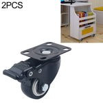 2 cái bánh xe phanh đa năng yên tĩnh 2 inch cho tủ đồ nội thất, bàn cà phê, bánh xe phanh đa năng 2 inch