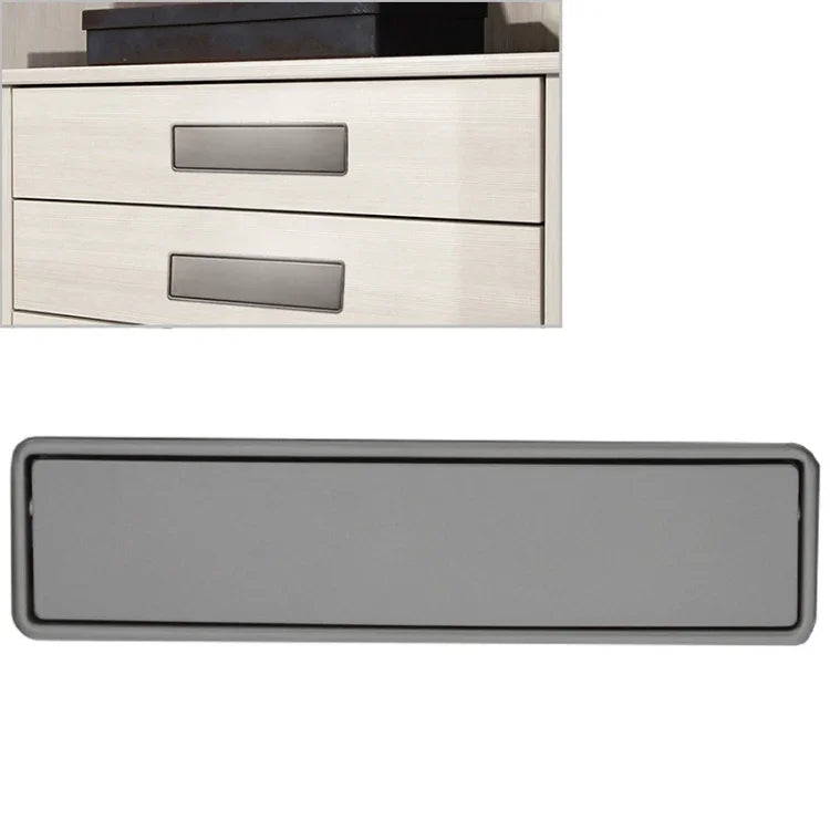 Tay nắm ngăn kéo âm tủ quần áo đơn giản có khe rãnh, tay nắm ẩn, khoảng cách lỗ: 160mm