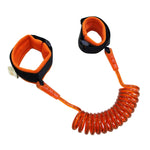 Dây đeo an toàn trẻ em chống lạc, vòng tay liên kết cổ tay, dây kéo chống lạc, chiều dài: 2m, màu cam 2m, màu xanh 2m