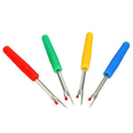 100 cái dụng cụ tháo chỉ nhỏ tay cầm nhựa, dao cắt chỉ thêu chữ thập