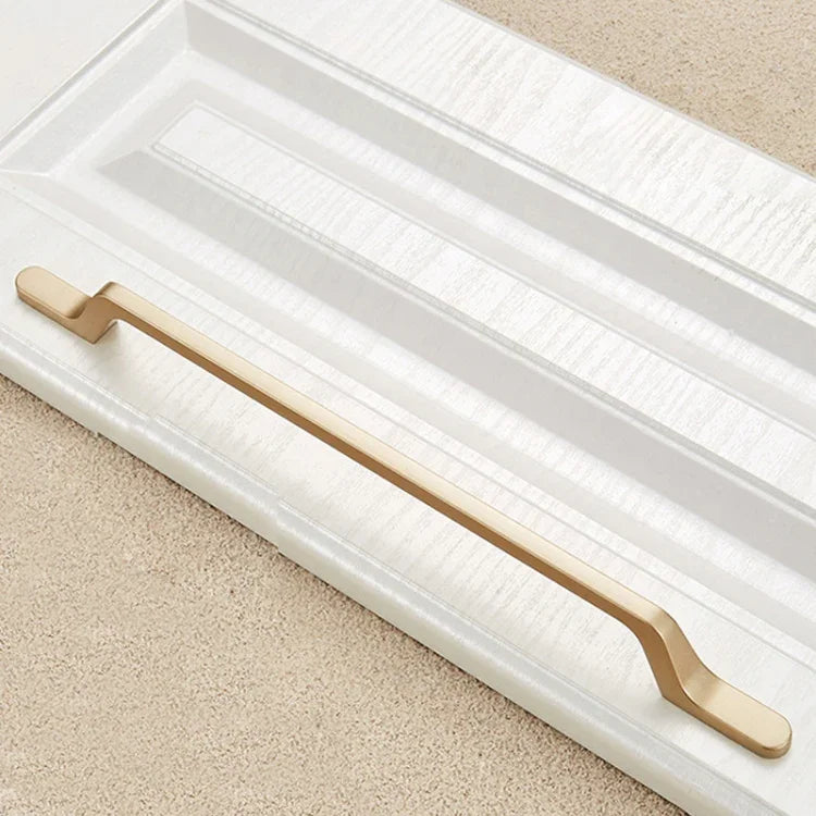Tay cầm cửa tủ đơn giản hiện đại 9008-224, tay cầm ngăn kéo tủ quần áo hợp kim kẽm, 9008-224