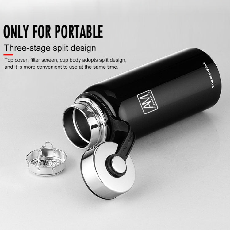 Bình giữ nhiệt chân không ngoài trời bằng thép không gỉ dung tích 610ml, bình thể thao dung tích lớn, 610ml