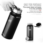 Bình giữ nhiệt chân không ngoài trời bằng thép không gỉ dung tích 610ml, bình thể thao dung tích lớn, 610ml