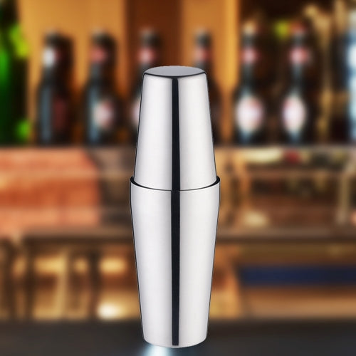 Bộ dụng cụ pha chế cocktail Boston bằng thép không gỉ cao cấp / dụng cụ bar cao cấp, dung tích: 750 + 600ml, bộ pha chế cocktail