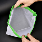 10 Túi Lưới Đựng Trái Cây Bánh Mì Tái Sử Dụng Đường May Đôi, Kích Thước: 30cm x 20cm, Giao Màu Ngẫu Nhiên, Kích Thước: 30cm x 20cm