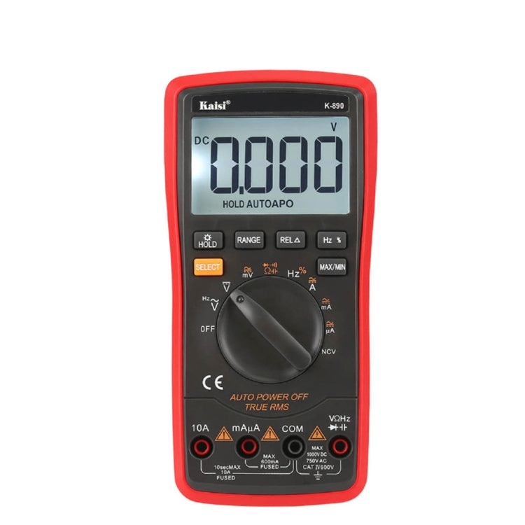 Kaisi K-890 đồng hồ vạn năng kỹ thuật số LCD chuyên nghiệp cầm tay
