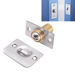 1 đôi hạt lò xo cửa vô hình bằng thép không gỉ 107, khóa hạt đặc biệt, bảng đồng + thép không gỉ 107