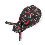 Mũ làm bếp, phục vụ unisex kiểu đơn giản, mũ cướp biển, mũ turban, mũ turban 2, mũ turban đỏ, mũ turban đen, mũ turban sọc, mũ turban 1