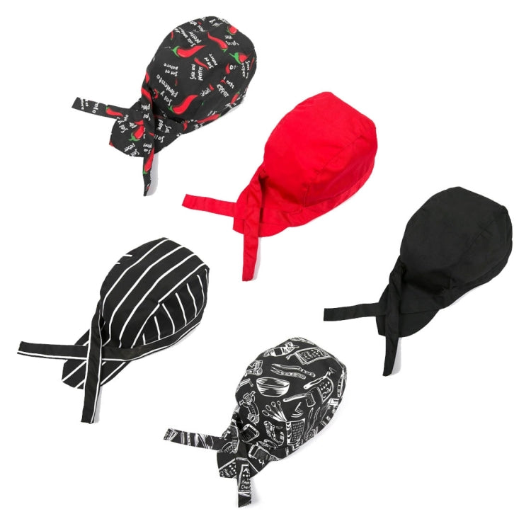 Mũ làm bếp, phục vụ unisex kiểu đơn giản, mũ cướp biển, mũ turban, mũ turban 2, mũ turban đỏ, mũ turban đen, mũ turban sọc, mũ turban 1