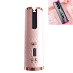 Máy uốn tóc tự động sạc USB mini không dây đa chức năng với màn hình LCD