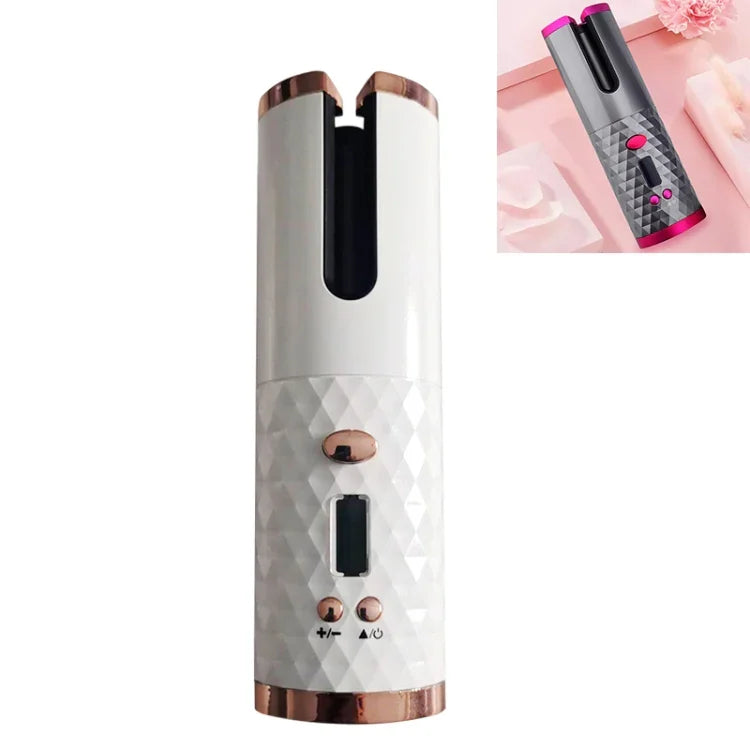 Máy uốn tóc tự động sạc USB mini không dây đa chức năng với màn hình LCD