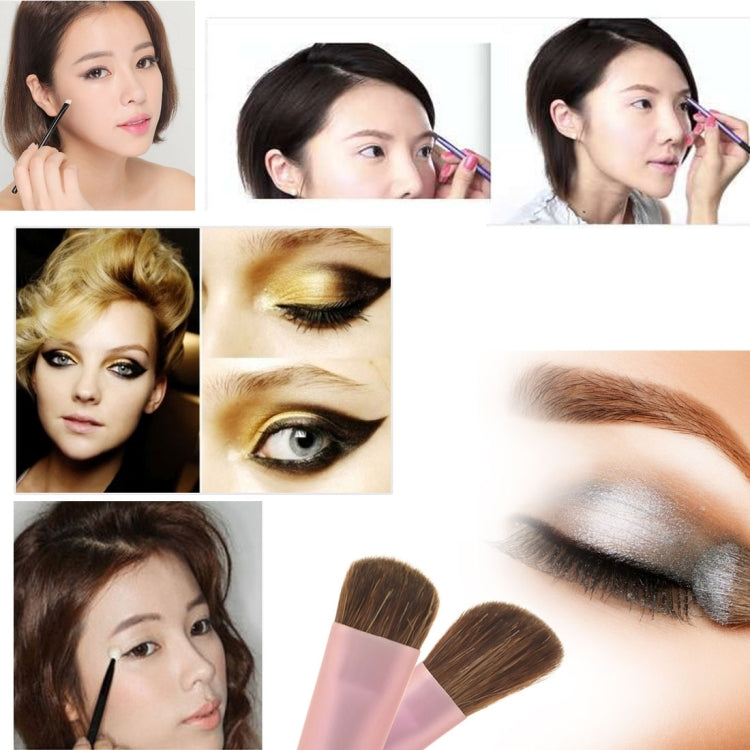 Bộ 5 cọ trang điểm mắt có cán và ống nhôm