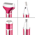 Bộ máy tỉa lông mày Vibrissa sạc USB 4 trong 1 với cáp USB, 4 trong 1