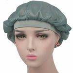 Mũ đội đầu điều hòa dừa ban đêm, mũ tóc dài, băng rộng, mũ satin bonnet