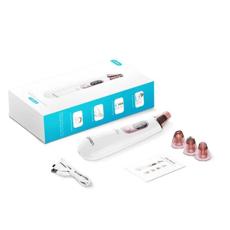 Máy làm sạch lỗ chân lông sạc lại Xpreen thiết bị làm đẹp mặt tại nhà với màn hình LED & 4 đầu dò, XPRE111