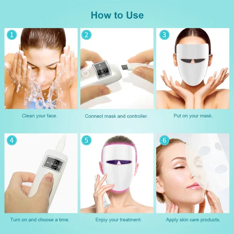 Mặt nạ điều trị mụn bằng liệu pháp ánh sáng xanh & đỏ Xpreen