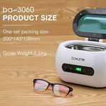 Máy làm sạch siêu âm dụng cụ làm sạch kính và trang sức gia đình baku BA-3060 220V, Cắm EU, Cắm EU