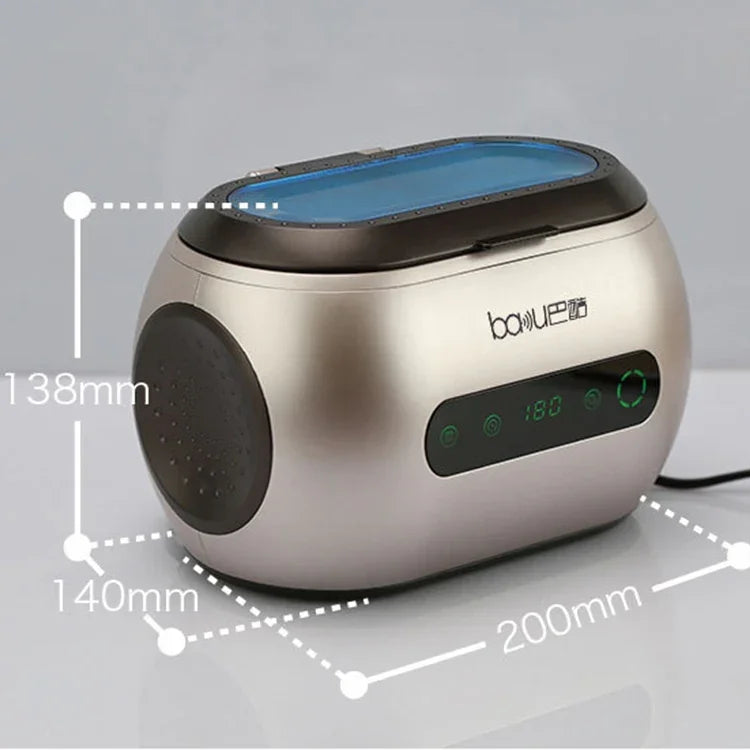 Máy làm sạch siêu âm dụng cụ làm sạch kính và trang sức gia đình baku BA-3060A 110V phiên bản cảm ứng, Cắm US, Cắm US
