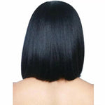 Tóc giả thẳng dài ngang vai bồng bềnh chia giữa, mũ trùm đầu cho nữ
