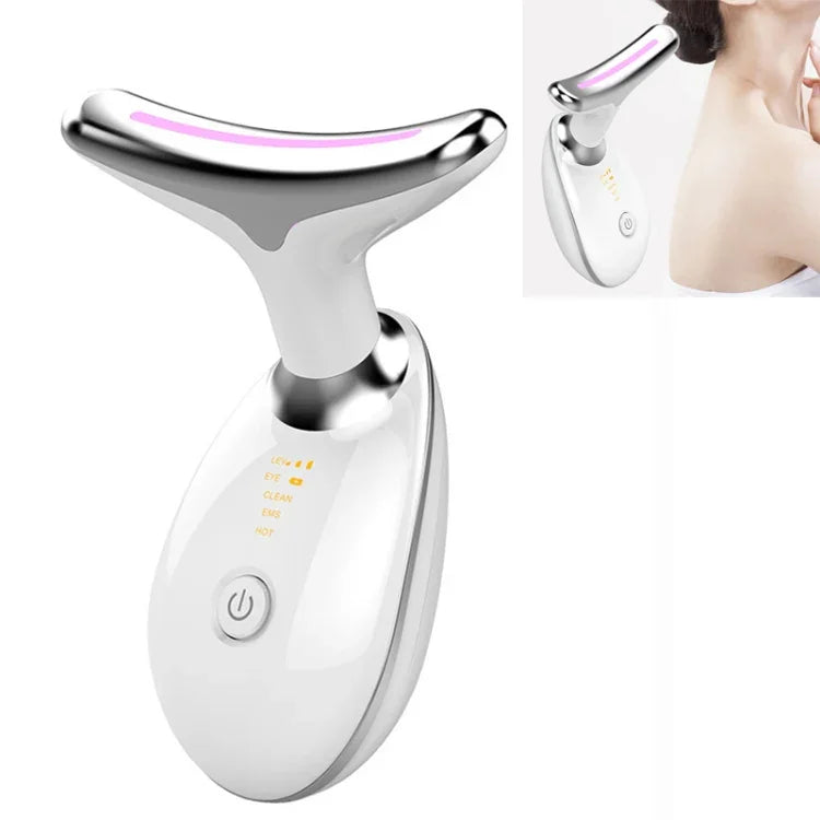 Dụng cụ làm đẹp cổ chống nhăn có đèn LED đổi màu