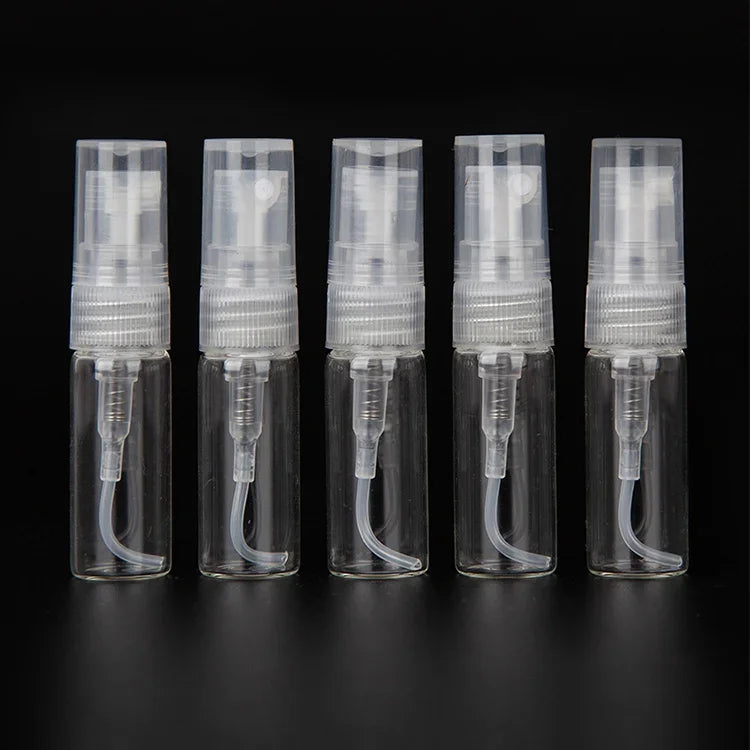 50 cái Chai xịt nước hoa chai nước hoa chai rỗng, Dung tích: 2ML (Trong suốt), 2ML (Trong suốt)