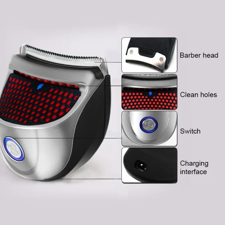 Máy cạo râu điện cho nam HJ-2018, tông đơ tự giúp cắt tóc, phiên bản tiêu chuẩn, phích cắm CN, phiên bản tiêu chuẩn