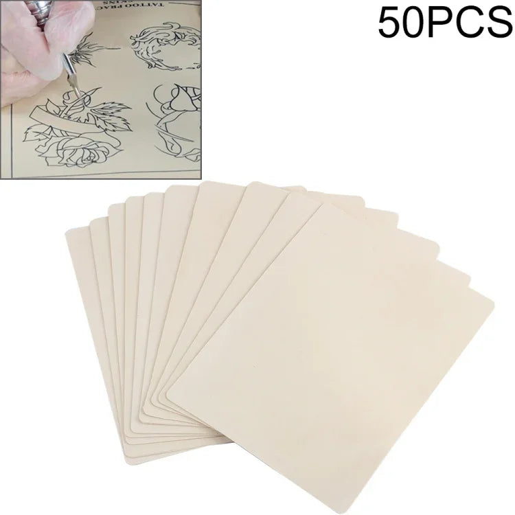50 miếng da silicone tập xăm trống
