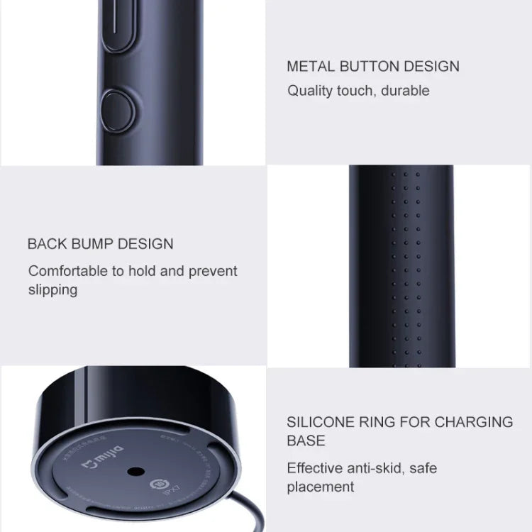 Bàn Chải Đánh Răng Điện Xiaomi Mijia T700 IPX7 Sóng Âm Có Màn Hình LED, Bàn Chải Đánh Răng