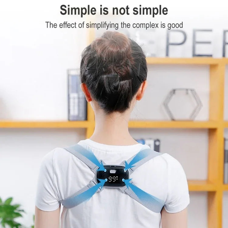 Đai chỉnh tư thế thông minh cho người lớn và trẻ em, thiết bị nhắc nhở tư thế, chỉnh hình (xám), chỉnh hình (đen), chỉnh hình (hồng)