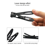 Nail Art Tool Nail Clipper Stainless Steel Nail Nipper, Size: L, 8.8 x 1.6cm, Size: 8.8 x 1.6cm (Silver)