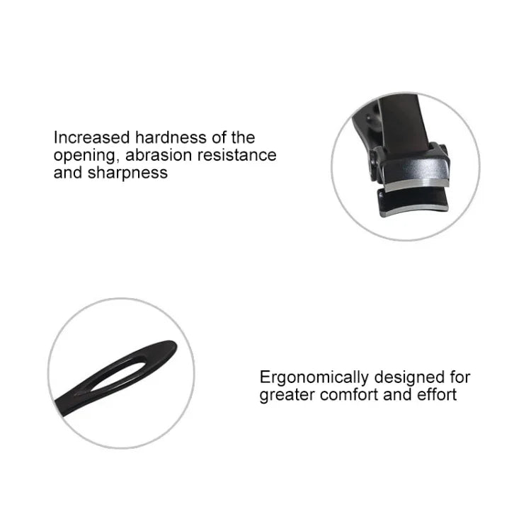 Nail Art Tool Nail Clipper Stainless Steel Nail Nipper, Size: L, 8.8 x 1.6cm, Size: 8.8 x 1.6cm (Silver)