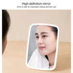 Gương trang điểm LED để bàn hình vuông một mặt Xiaomi Youpin jordan&judy chính hãng, Kiểu màu đơn