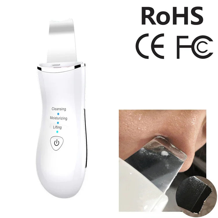Máy làm đẹp siêu âm BLK-D016, máy rung làm sạch và massage da mặt gia đình