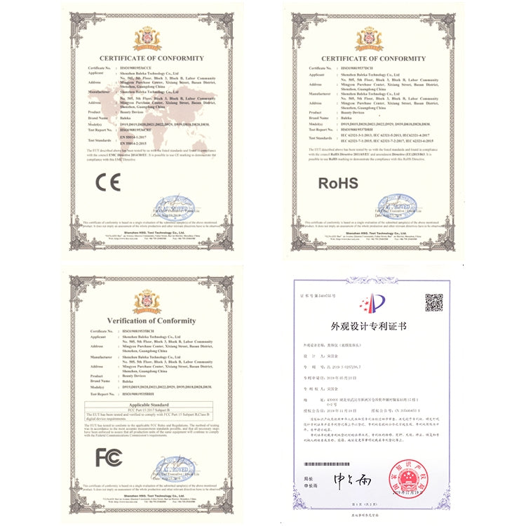 Dụng cụ RF BLK-D919, máy massage nâng cơ mặt rung nhỏ gọn, thiết bị làm đẹp dòng điện vi mô