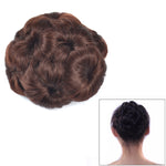 Tóc giả đầu bóng kẹp hoa, túi tóc, băng đô tóc giả cho cô dâu, 2M30#, 04C#, 2M33#, BUG#, 1#, 2#, 33#, 0906#, 73C#