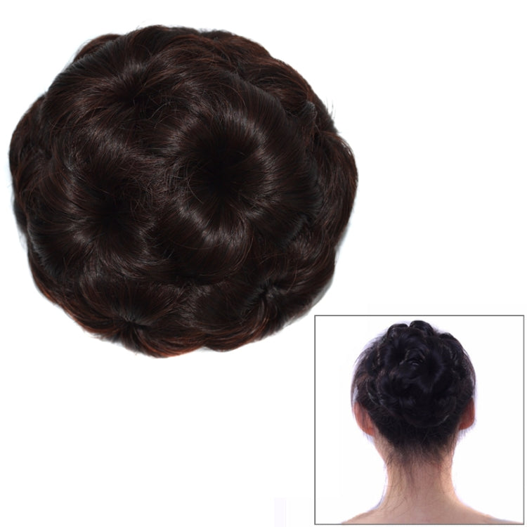 Tóc giả đầu bóng kẹp hoa, túi tóc, băng đô tóc giả cho cô dâu, 2M30#, 04C#, 2M33#, BUG#, 1#, 2#, 33#, 0906#, 73C#