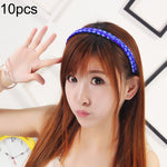 10 chiếc cài tóc bím tóc giả xoắn, cài tóc vòng đầu trang sức (Màu vàng nhạt)
