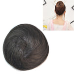 Tóc giả búi hoa hình hoa (Màu hạt dẻ)