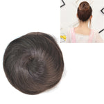 Tóc giả búi hoa hình hoa (Màu hạt dẻ)