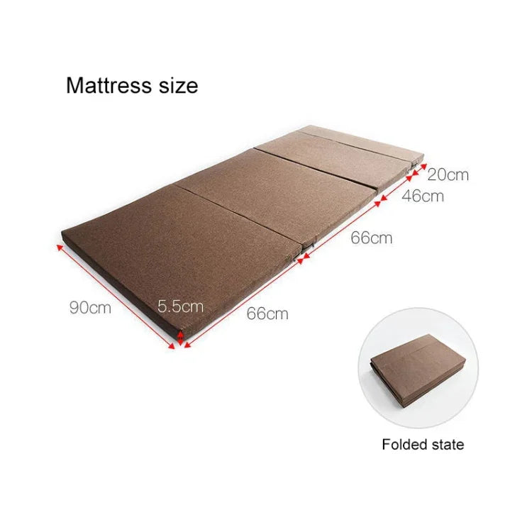 Giường đơn gấp sáng tạo, kích thước: rộng 200x90cm (xám), kích thước: rộng 200x90cm (nâu)