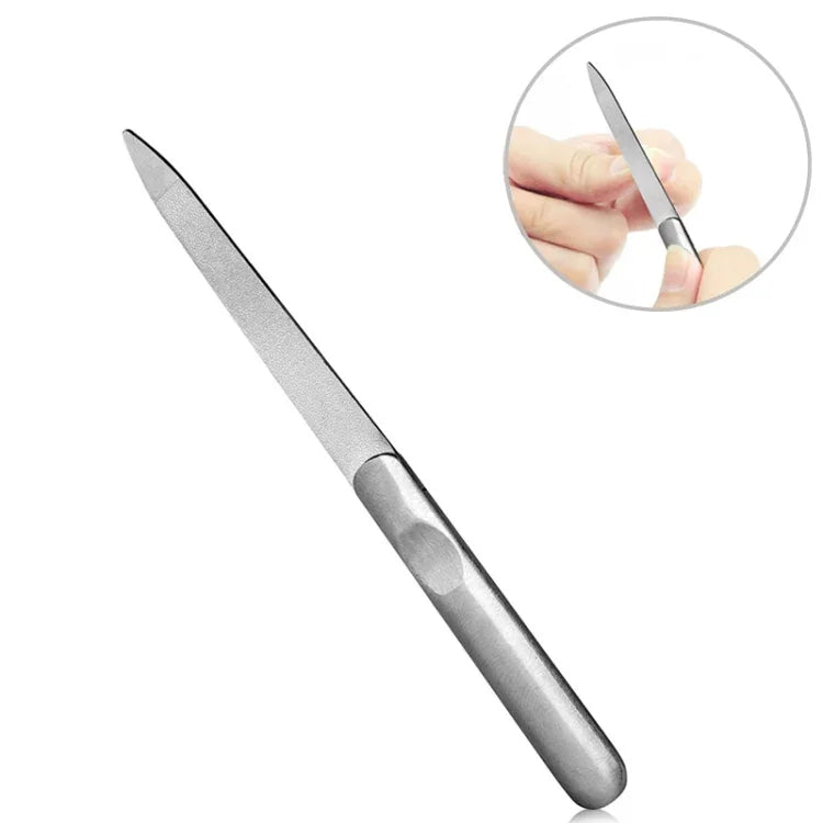 Dũa móng thép không gỉ đánh bóng, chiều dài: 95mm, chiều dài: 95mm